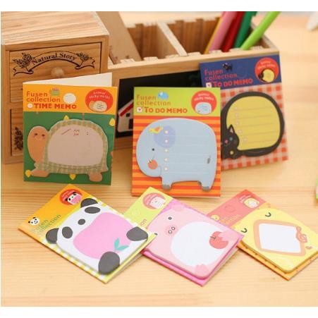 

^ KYRA ^ Sticky Note Kertas To do Catatan Mini Memo Lucu Imut Karakter Motif Animal Korean Stiky