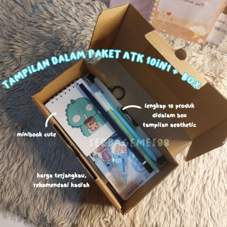 

ty-35 serbagemes88 - (COD) SET ALAT TULIS LENGKAP 10 in 1 KARAKTER LUCU / HAMPERS KADO GIFT WISUDA / HADIAH ALAT SEKOLAH / STATIONERY SET AESTHETIC / PAKET ATK AESTHETIC / PERLENGKAPAN SEKOLAH AESTHETIC Premium