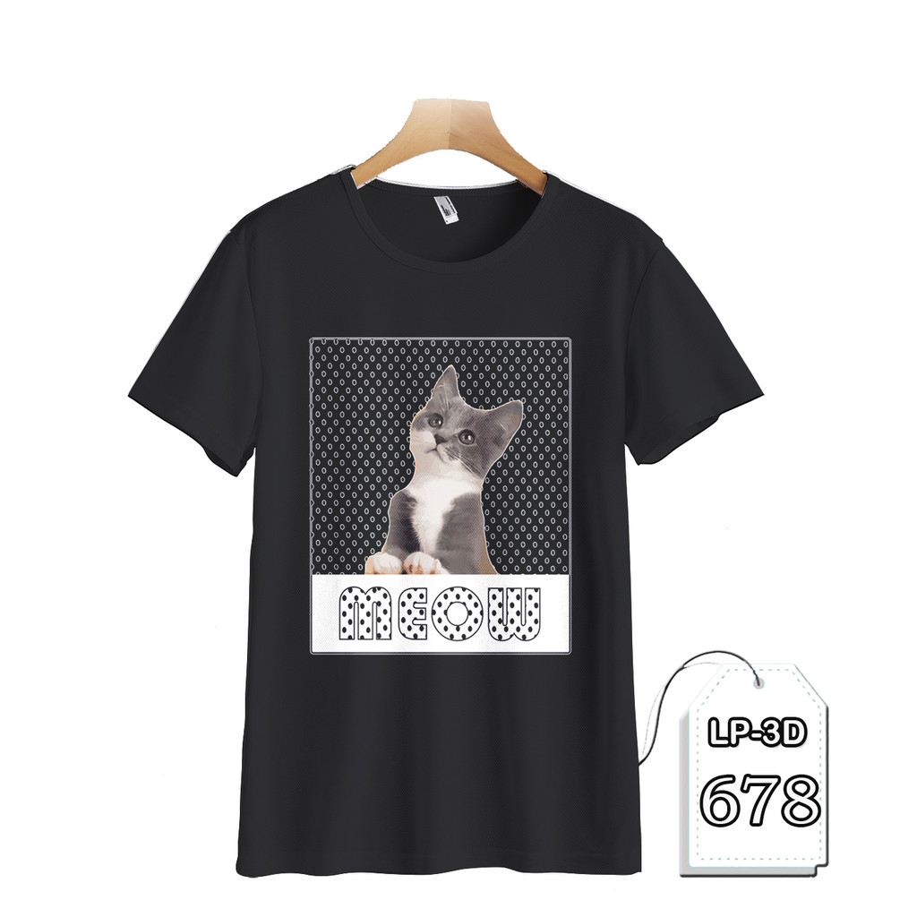Baju Kucing Lucu Baju Kucing Lucu Anak dan Dewasa LP3D-678 Fashion