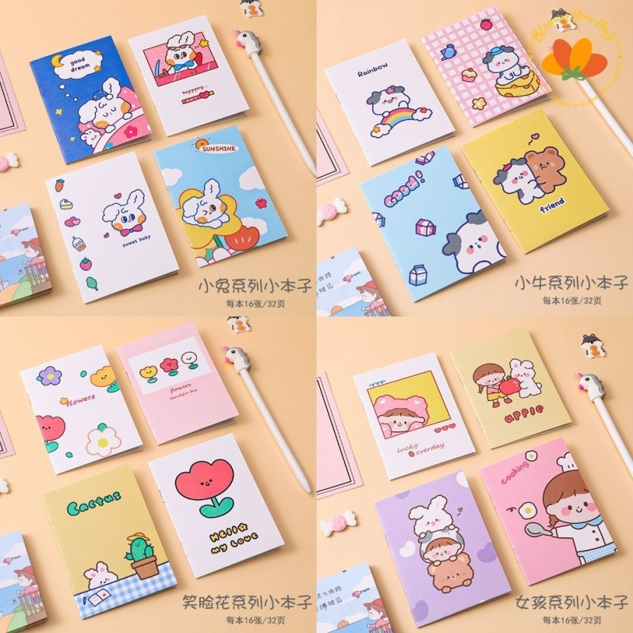 

FLASH SALE Note Book Mini Buku Tulis Memo Kecil Lucu Notes Karakter 1Pcs