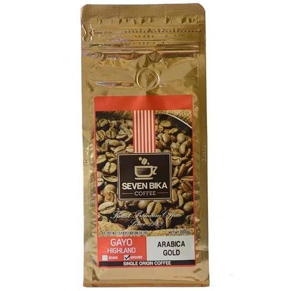 

Kopi Seven Bika Gayo Highland Arabika Gold 200 Gr (Kopi Bubuk)-Fs