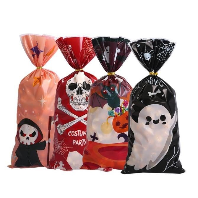 

DFR GROSIR Kantong Permen Halloween isi 50 Candy Bag Souvenir Bag Haloween TERLARIS