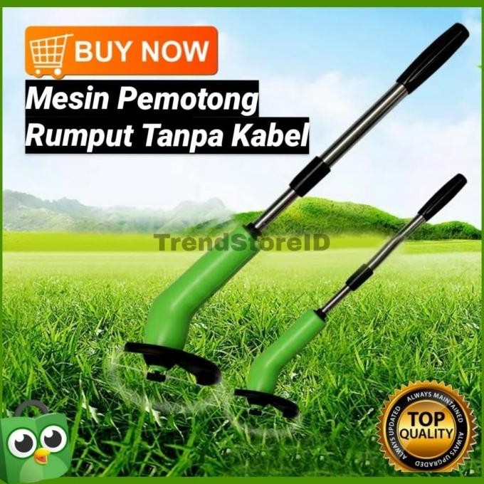NEW MESIN PEMOTONG RUMPUT PORTABLE ALAT PEMOTONG RUMPUT MINI TANPA KABEL 0310T