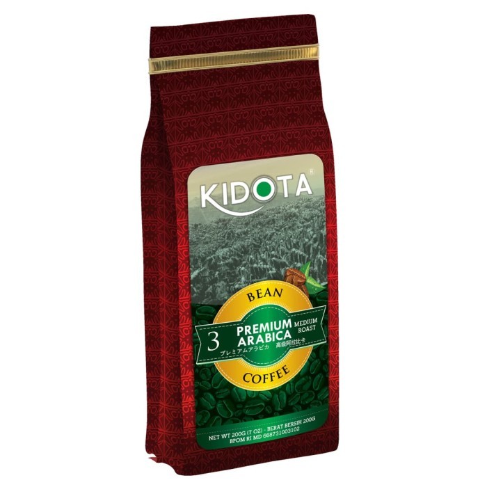

Kopi Kidota Premium Arabica 200 Gram Bean (Kopi Biji)
