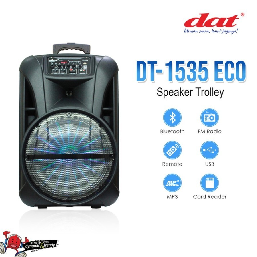 Dat DT-1535 Eco Speaker Trolley - 15 Inch Subwoofer