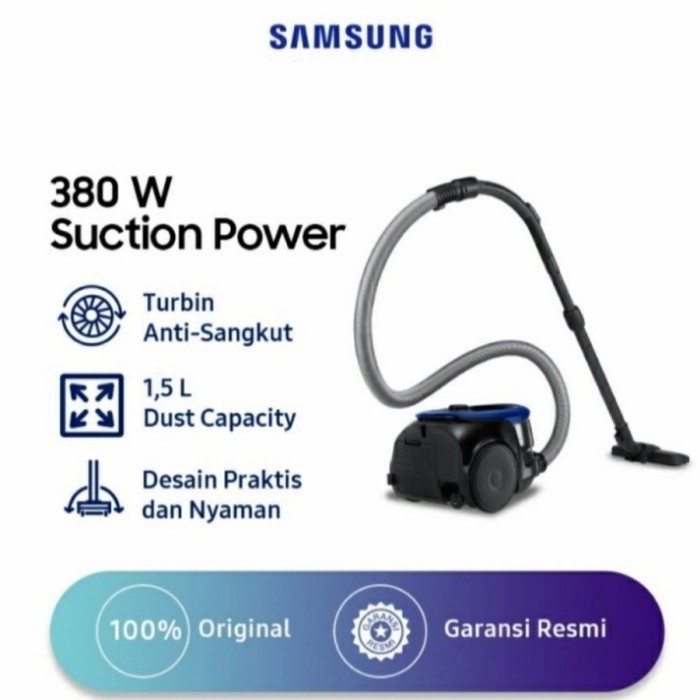 Samsung Canister Vacuum Cleaner 380 W - VC18M2120SB/SE VAKUM PEMBERSIH