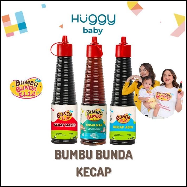 

Bumbu Bunda Elia Kecap Manis Asin Ikan Non Msg Mpasi Anak Bayi Halal