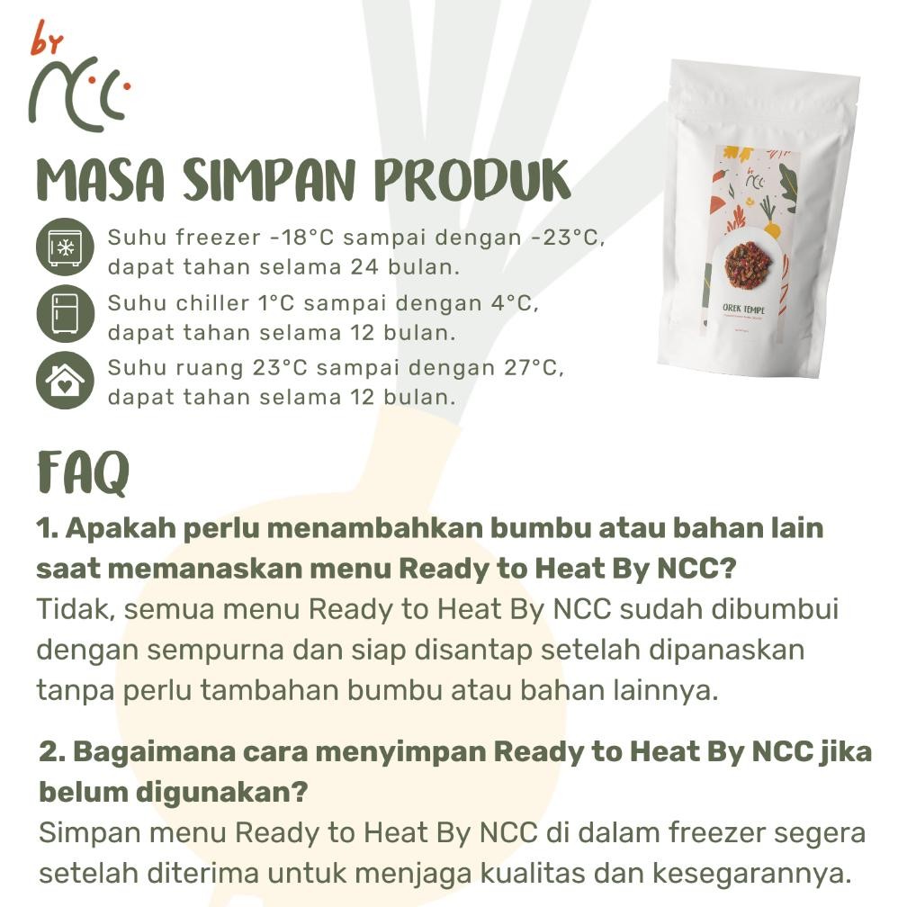 

Sale By Ncc Orek Tempe Ready To Heat / Makanan Instan Lauk Siap Saji Premium Termurah High Quality