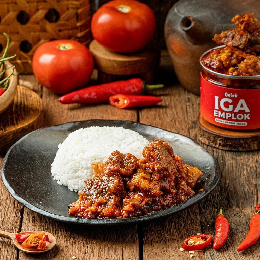 

Terpercaya Iga Emplok Oelek (200Gr) / Iga Mercon / Iga Sambal / Oseng Iga High Quality