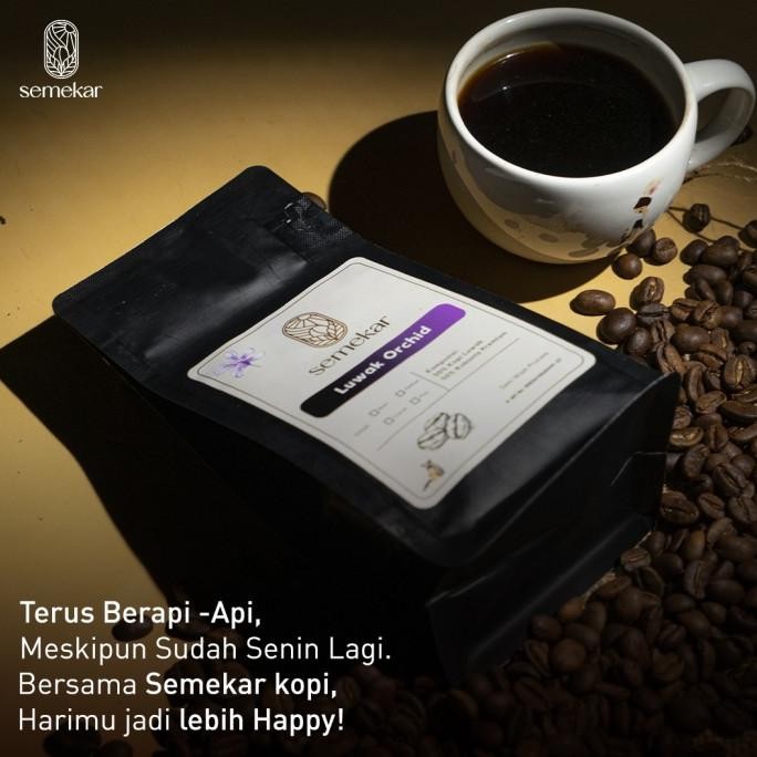 

Kopi Luwak Orchid Coffee Blend Robusta Fresh Roasted Biji Bubuk Gayo