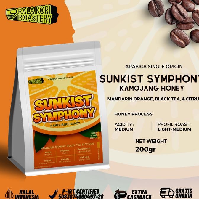 

Kopi Arabika Sankist Symphony Kamojang Honey Biji Single Origin 200Gr