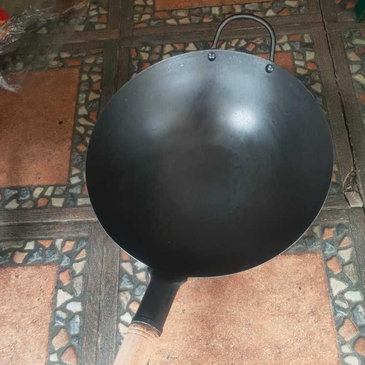wajan baja premium seasoning wajan wok anti lengket sangat berkualitas