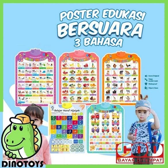 

DINOTOYS Poster Suara Digital Bermain Sambil Belajar Poster Belajar Bahasa Arab