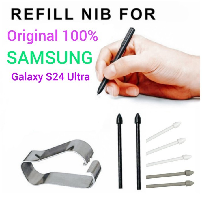 

Terlaris Samsung Nib Refill Stylus S Pen Galaxy S24 Ultra Ujing Original 100% SALE
