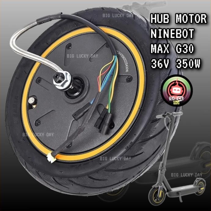 Motor Dinamo Scooter Listrik Ninebot Max G30 Hub Motor 36V 350W Bldc Original