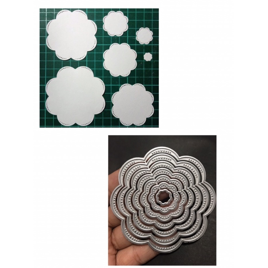 

Terlaris Dies cutting dies lace flower scrapbooking bentuk renda - DHPATTERN SALE