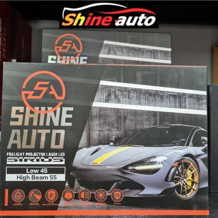 FOGLAMP PROJECTOR BILED LASER SIRIUS SHINEAUTO