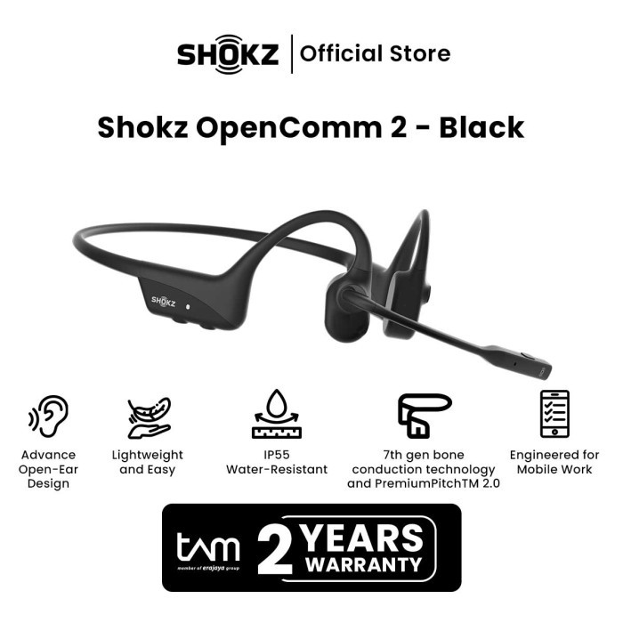 Shokz Opencomm 2 - Black