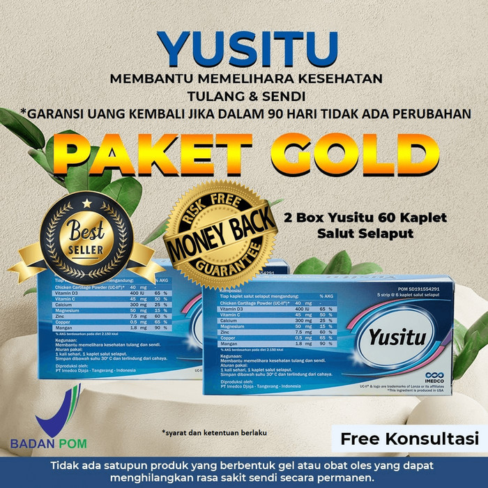 Yusitu - Paket Gold - Obat Nyeri Sendi Lutut Terbaik