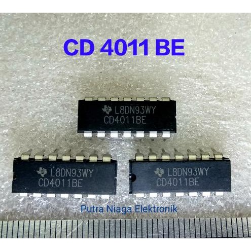 

Diskon ic CD4011BE Dip 14 pin / CD4011 / TC4011 / HEF4011 / HCF4011 putr4n