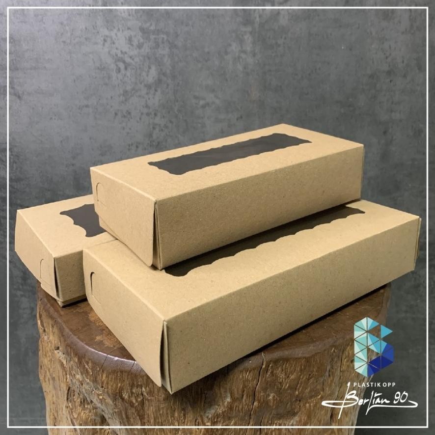 

SALE Dus Brownies 21,5x10x5 isi 50 pcs Box Brownies Jendela Kemasan Brownies Dus kue nd-26