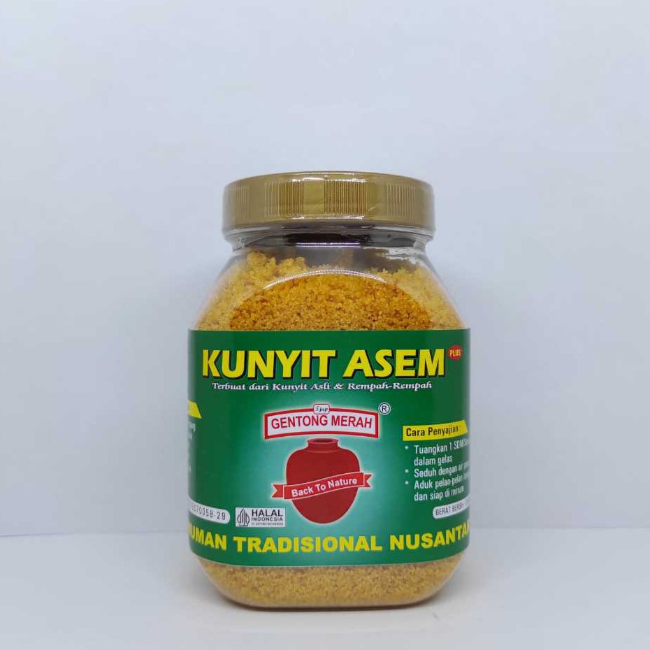 

Kunyit Asem Cap Gentong Merah 250 gram