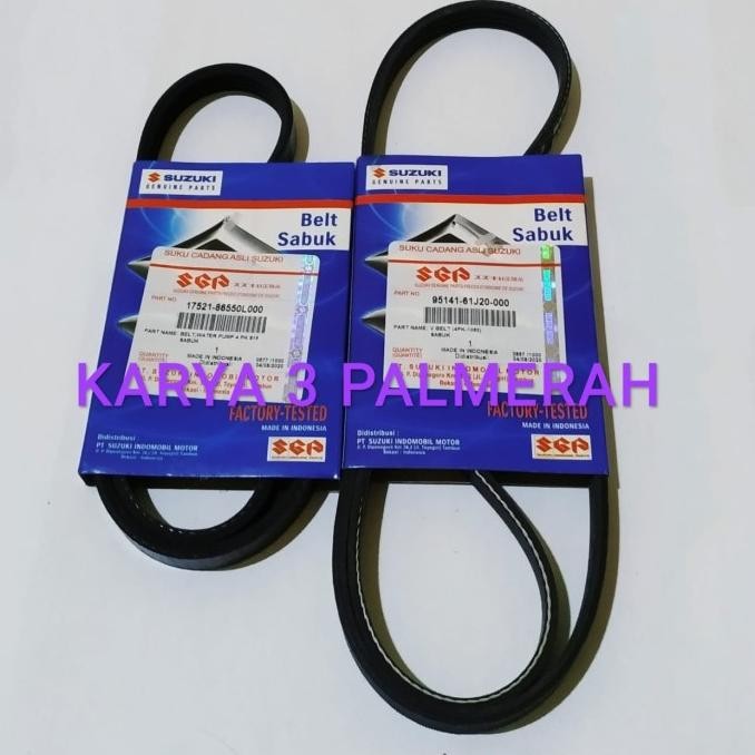 Fan Belt Set Suzuki Apv Orisinil Sgp