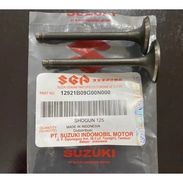 [12912-33G10-000] Payung Klep ex VALVE, EXHAUST - SHOGUN SP-FL125