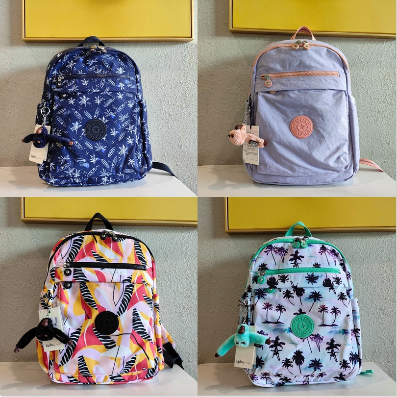 Kipling Edisi Terbatas Ransel Kapasitas Besar Ransel Gaya Warna Tas Travel Besar Uniseks 5197 |B0BF7