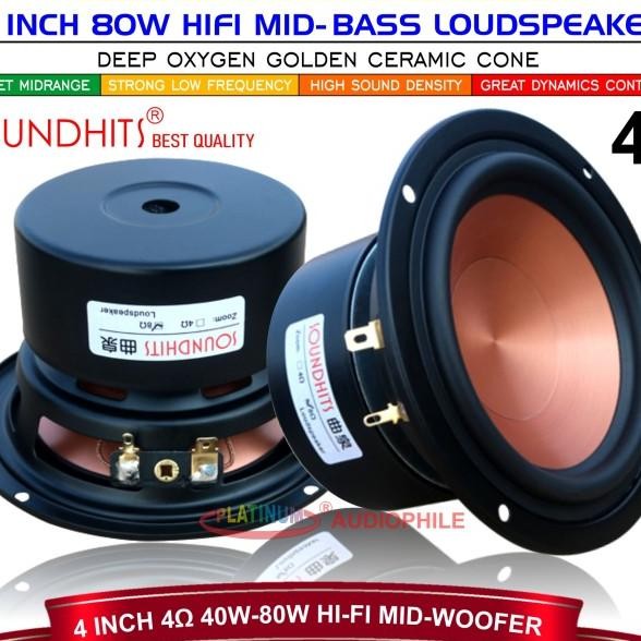 Speaker 4 Inch D Bass D Woofer Hifi Best Quality D Range Bass