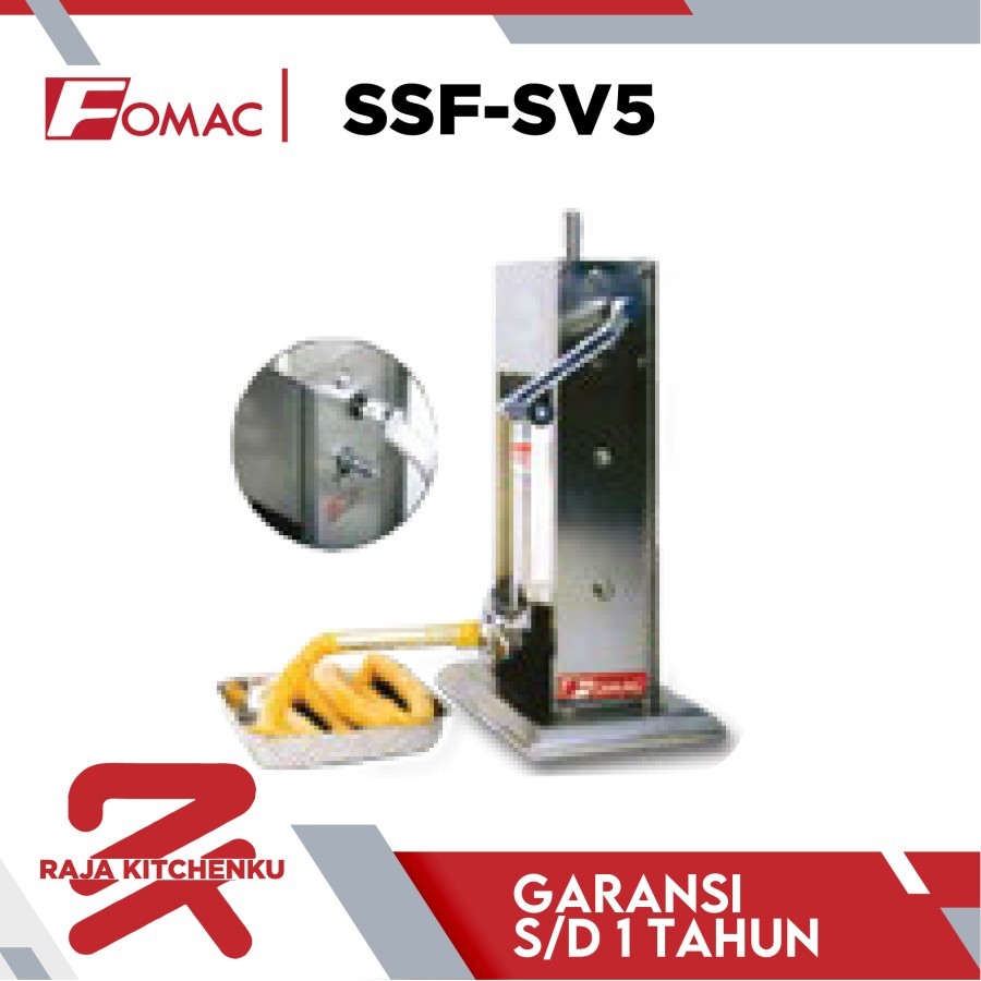 Mesin Cetak Sosis Churros Sausage Stuffer Fomac SSF-SV5