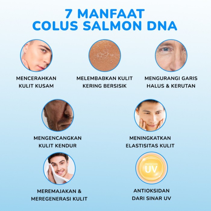Colus Men Salmon Dna Pemutih Badan Pria Pemutih Kulit Pria