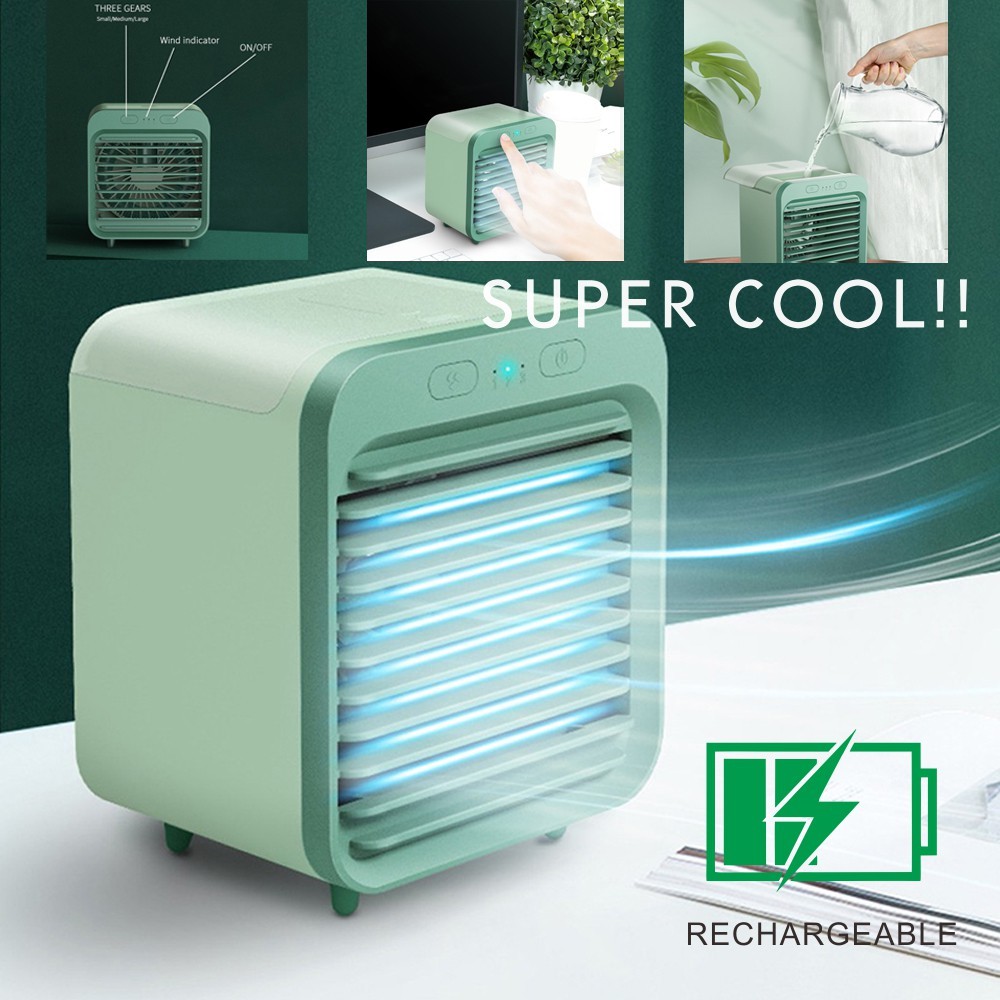 2021 Mini baru USB Portabel Air Cooler Desktop Kipas AC Humidifier Pembersih Untuk Kamar Tidur Kanto