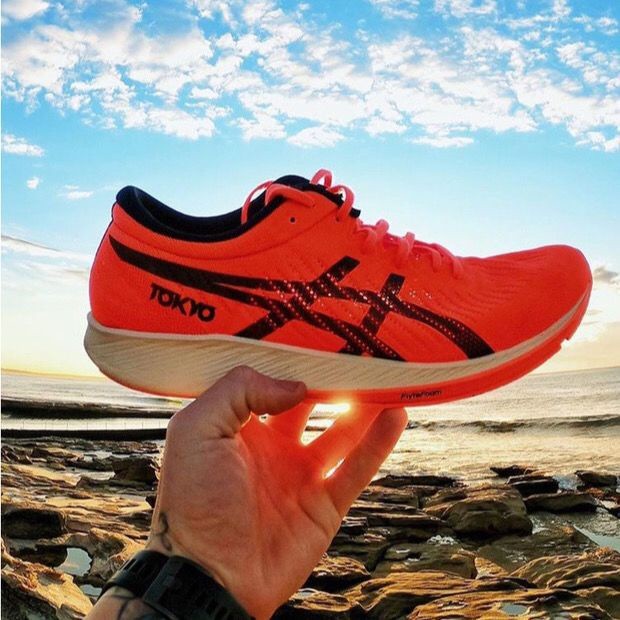 Asics Metaracer Tokyo Racing Shoes Running Shoes Carbon Plate Running Shoes Syting Absorption Lighta