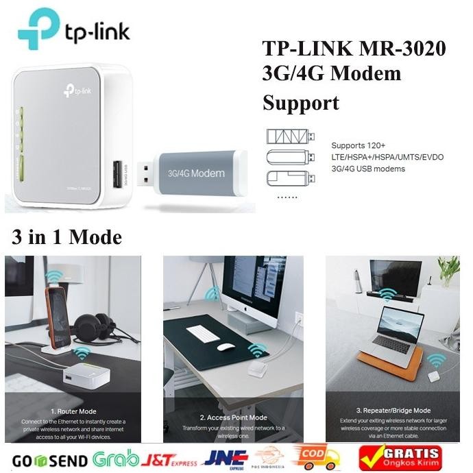 [ Reyacc ] Tp-Link Tl Mr3020 Tp Link Mr 3020 Tplink 3020