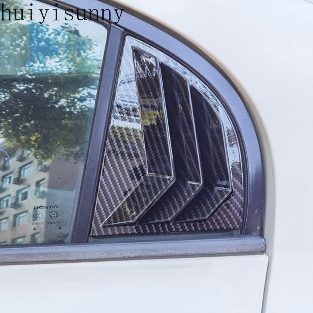 HYS 2pcs Louver Cover untuk Honda Civic 2006 2007 2008 2009 2010 2011 FD FB 2012 2013 2014 2015 Wind