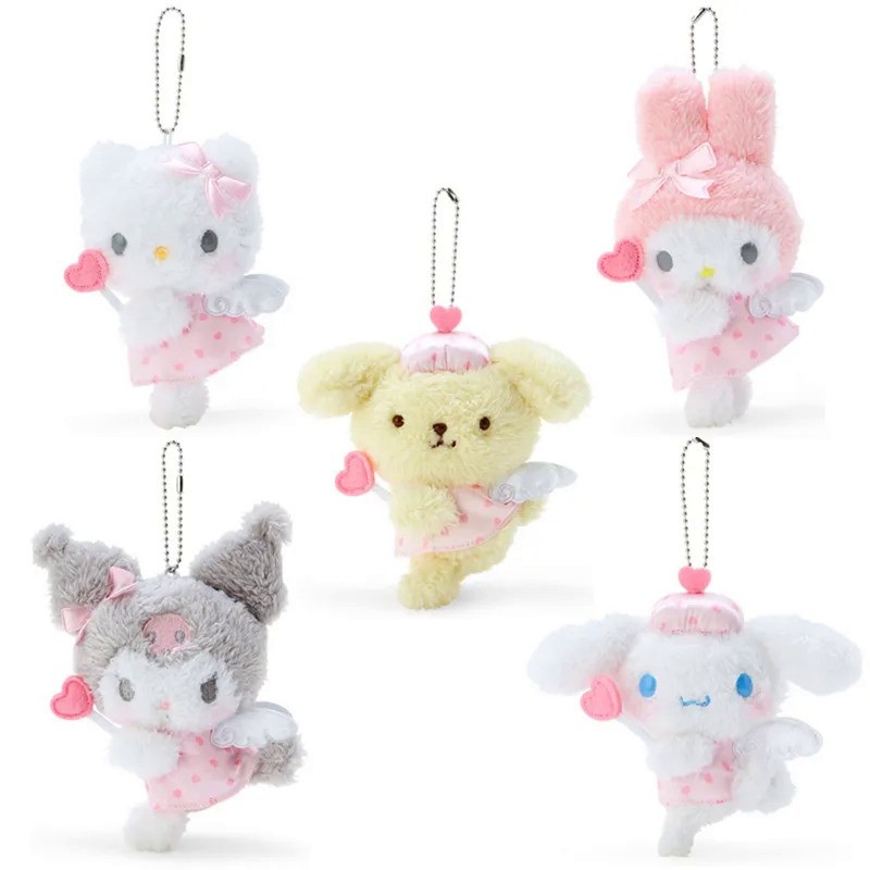 

Boneka Mewah Kawaii My Melody Kuromi Cinnamoroll Angel Series Anime Sanrio Girl Heart Tas Ransel Mewah Lucu Liontin Hadiah Anak Perempuan |yg0b3Ksj|