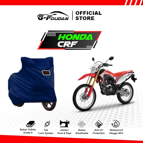 Body Cover Motor CRF / Sarung Motor Honda CRF / Selimut Sepeda Motor CRF 150