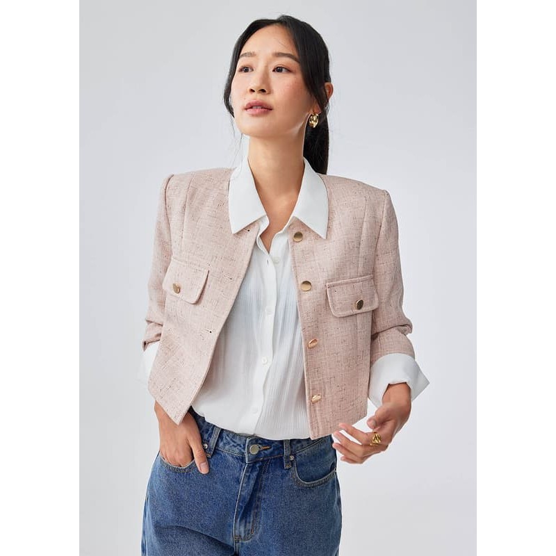 Love, Bonito - Outer Wanita - Arden Tweed Jacket
