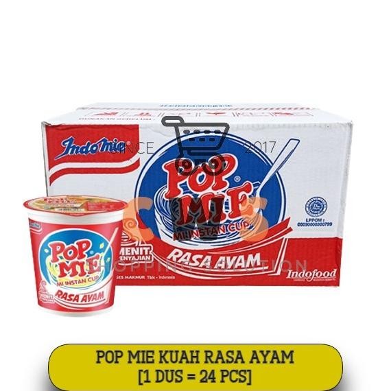 

POP MIE KUAH RASA AYAM Mie Instan Cup Jumbo - 1 Dus / 24 Pcs