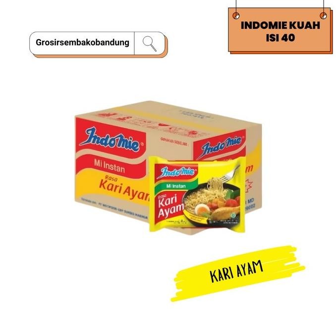 

INDOMIE MIE INSTANT KARI AYAM PCK 72g - 1 Dus - Kota Bandung