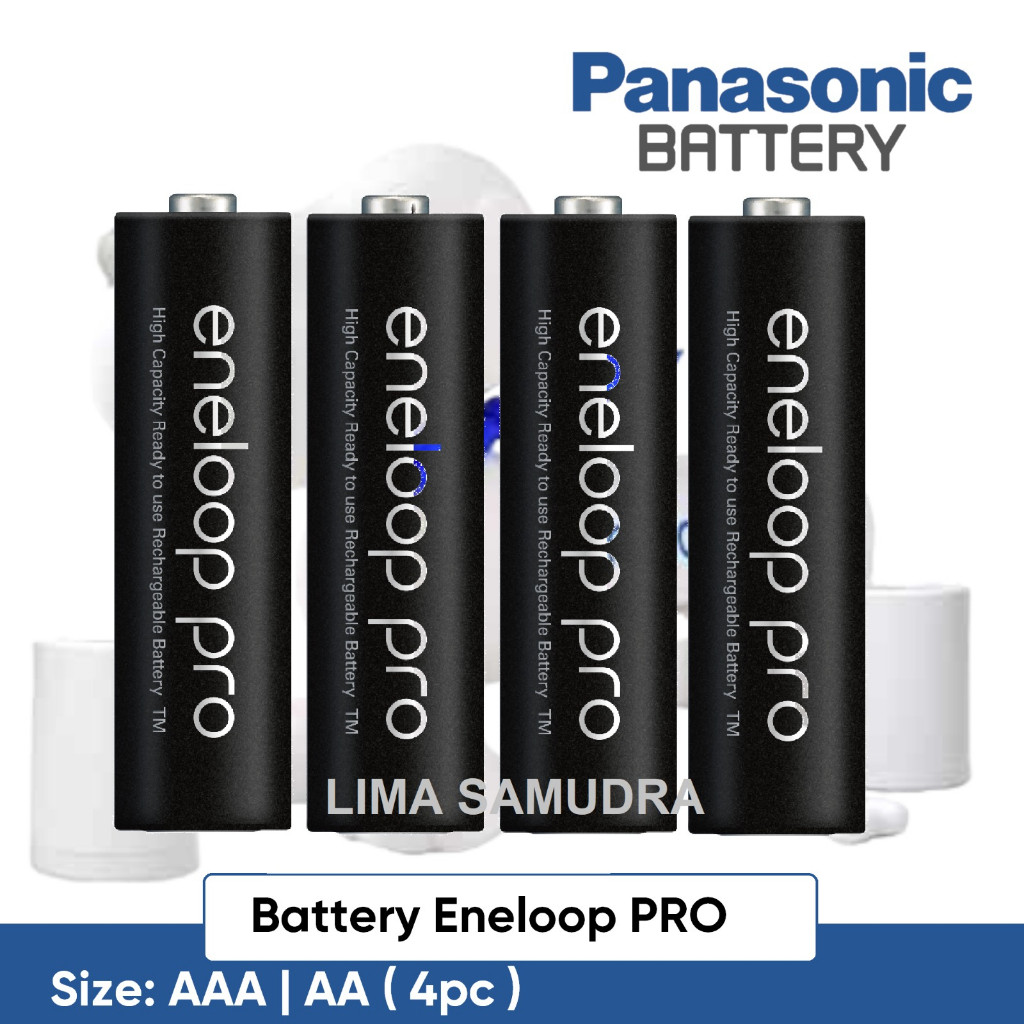 Panasonic Eneloop Pro Baterai Rechargeable AA| AAA Battery Eneloop Pro