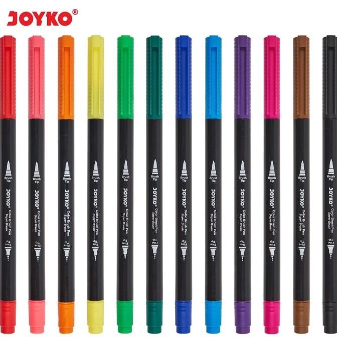 

Now Trending Color Brush Pen Pena Kuas Warna Joyko Clp-13 12 Warna Color Neo 2024