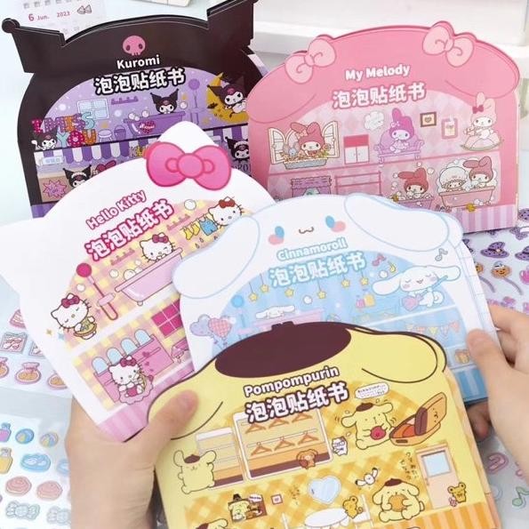 

12 SET BUKU DIY SANRIO KUROMI STICKER BOOK STIKER AKTIVITAS DEKORASI KUROMI BABY KUROMI PURPLE CINAMOROL LUCU UNIK GEMOY GEMES TERBARU ASLI 100% ORIGINAL OFFICIAL GARANSI KUALITAS BRAND TERLARIS DISKON GROSIR COD TREND 2024 2025 NEGO BAYAR DI TEMPAT