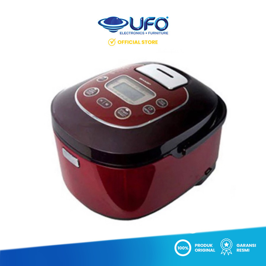 Sharp Digital Rice Cooker - KS-TH18-WH/RD - KSTH18WH / KSTH18RD - Merah