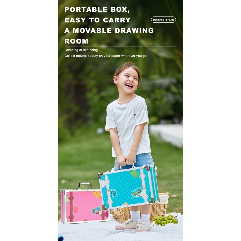 

promo! [TERBARU] Mideer Little Artist Suitcase Perlengkapan Mewarnai Anak