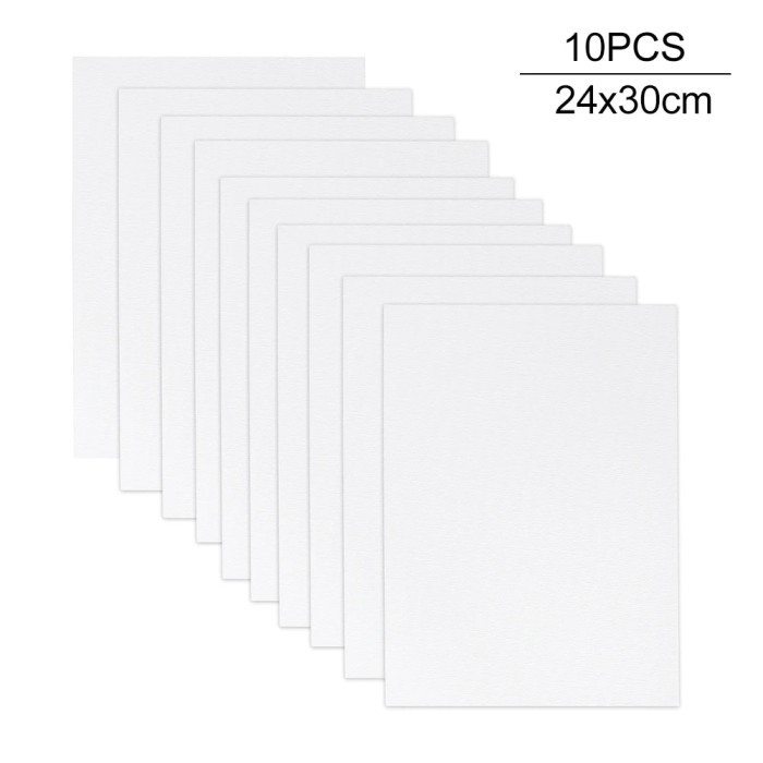 

promo! 10Pcs Board Primed Acrylic Paint Oil Painting Watercolor