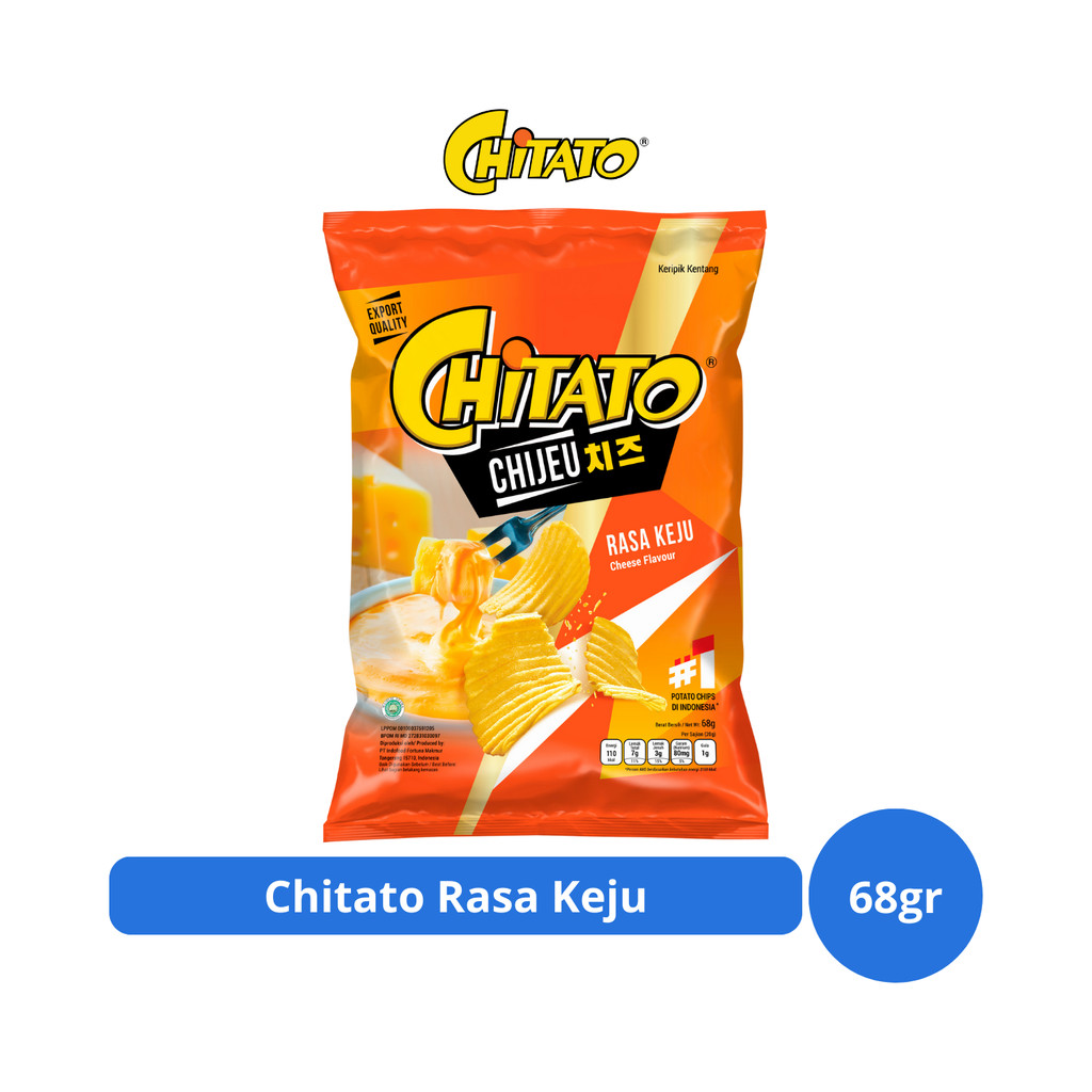 

Chitato Keripik Kentang Rasa Keju 68gr