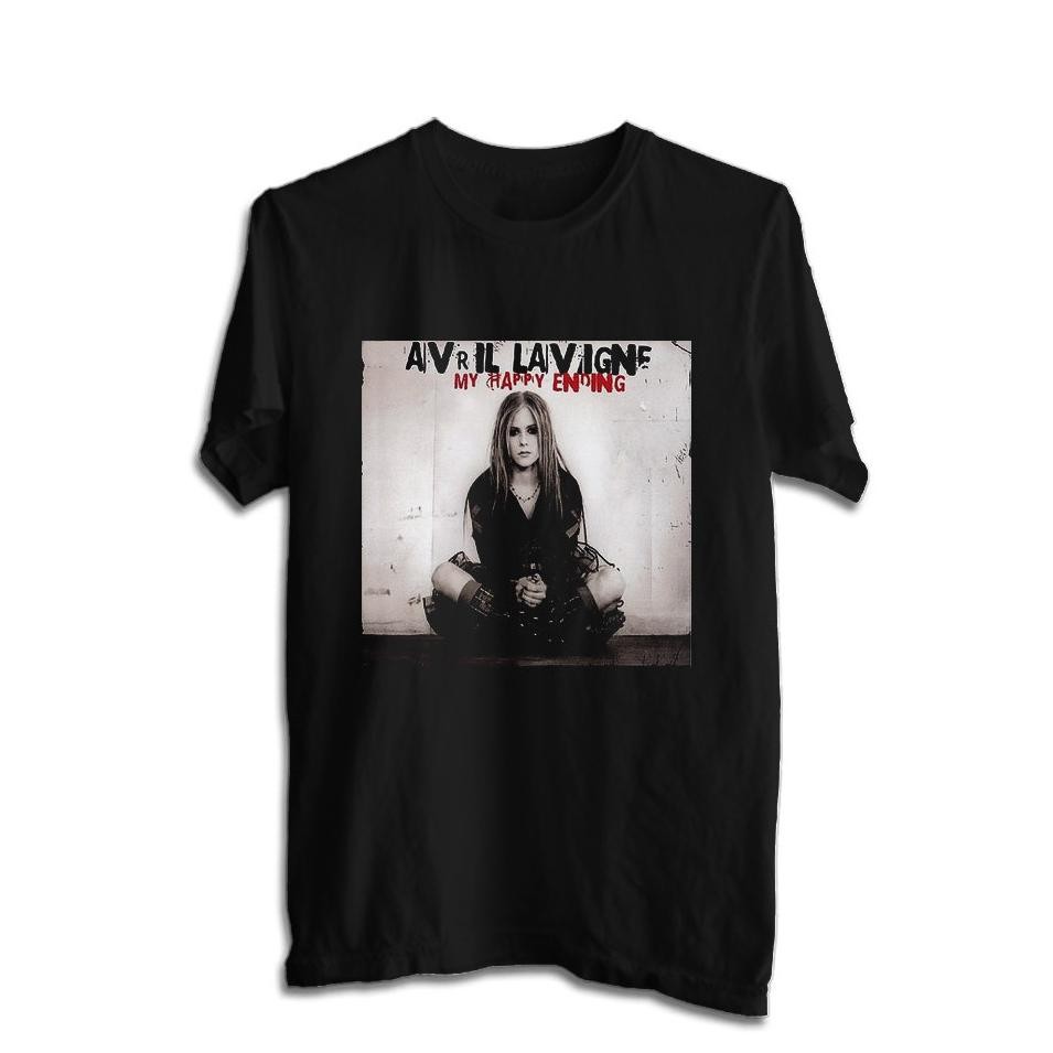 Promo Kaos Avril Lavigne T-Shirt Musik Avril