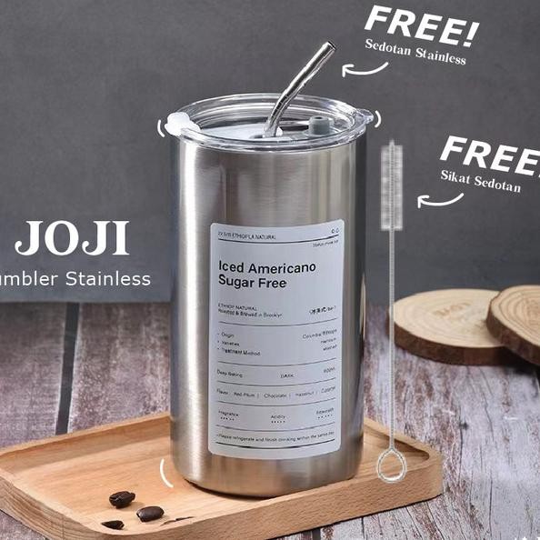 Joji - Tumbler Stainless Coffee 360Ml 600Ml Botol Num Kopi Dan Teh